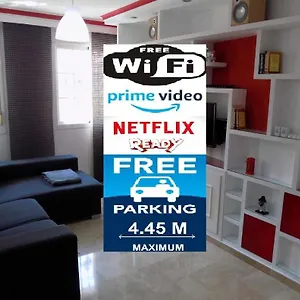 Apartament La Farola Centro De Con Parking 445 Max, Malaga